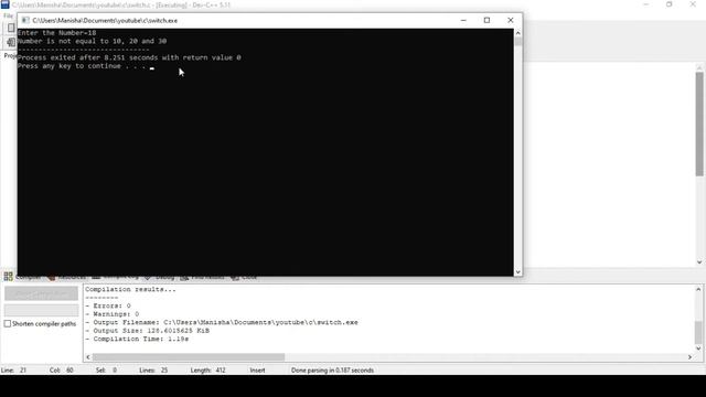 Switch Case Statement in C - Hindi Tutorial смотреть онлайн