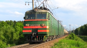 «Зелень». ВЛ11М-378/379 А с грузовым поездом