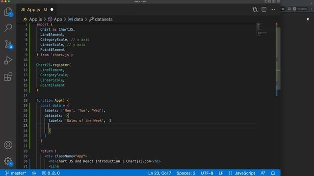 How to Create Line Chart with React Chartjs 2 in Chart JS смотреть онлайн