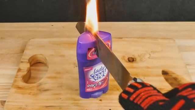 РАСКАЛЁННЫЙ НОЖ ПРОТИВ ТУАЛЕТНОЙ БУМАГИ.