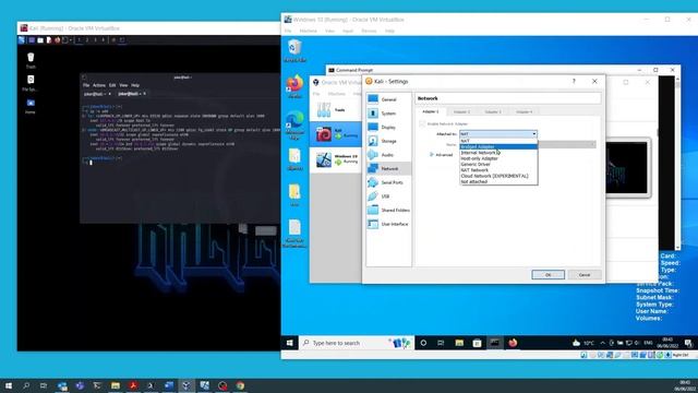 How to Set Up a Bridge Connection on KALI LINUX Virtual Box смотреть онлайн