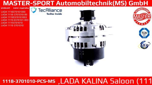 1118-3701010-PCS-MS | ALTERNATOR | Master-Sport-Automobiltechnik (MS) GmbH