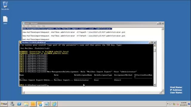 Import&Export PST Files Exchange Server 2010 sp3 смотреть онлайн