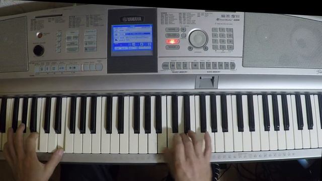 Nocturne Kublinskis (Ночью в тихих улочках Риги...) Yamaha Dgx 305 смотреть онлайн