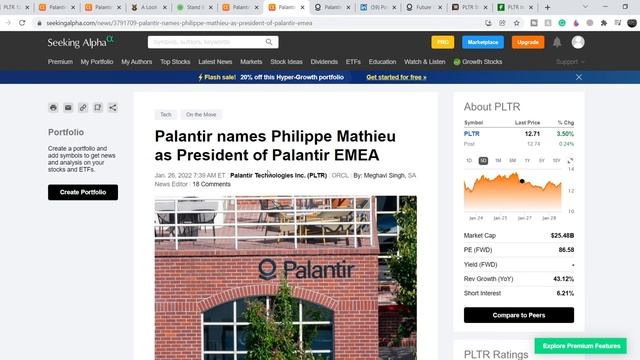 Palantir Technologies PLTR Stock THE END OF STOCK-BASED COMPENSATION! PLTR IS HIRING (1000+ jobs)! смотреть онлайн