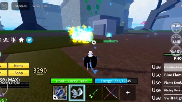 ОБЗОР НА ФРУКТ PHEONIX в BLOX FRUITS!(v1,v2 skills) смотреть онлайн