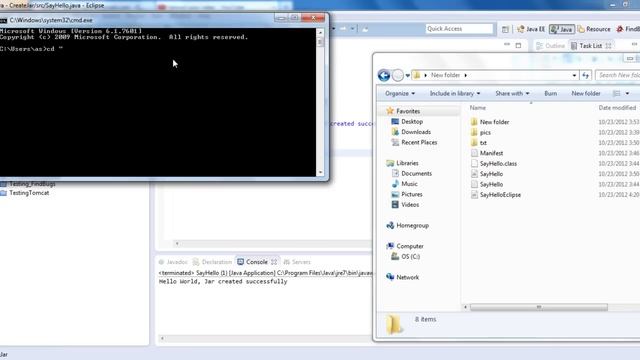 Create Jar ( Java Archive) in Eclipse смотреть онлайн