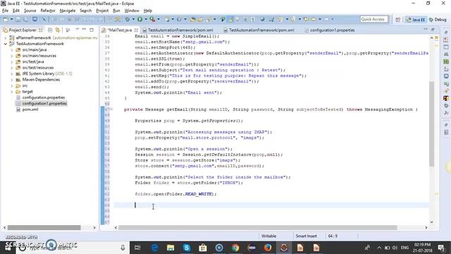Send and verify mail through Java Step By Step [Part – 2] смотреть онлайн