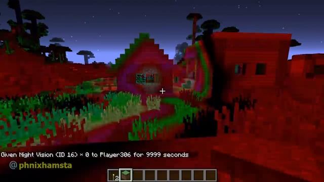 NEGATIVE Night Vision In Minecraft Looks Beautiful
