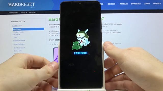 FastBoot Mode XIAOMI Redmi 9C
