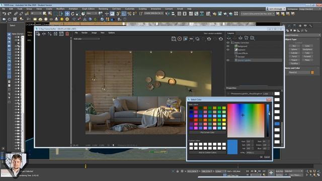 Публичная бета версия V-Ray 5 для 3ds Max. Полный обзор. смотреть онлайн