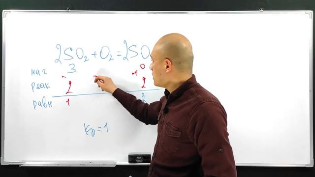 В системе SO2 + O2 = SO3 равновесная концентрация SO3 равна 2 mol/l, а начальная концентрация SO2 3 смотреть онлайн