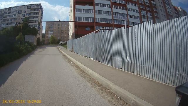 Видео за 28.05.2023 года еду по Гагарину вид передней камеры смотреть онлайн