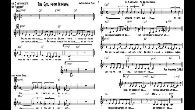02-GIRL FROM IPANEMA BACKING TRACK смотреть онлайн