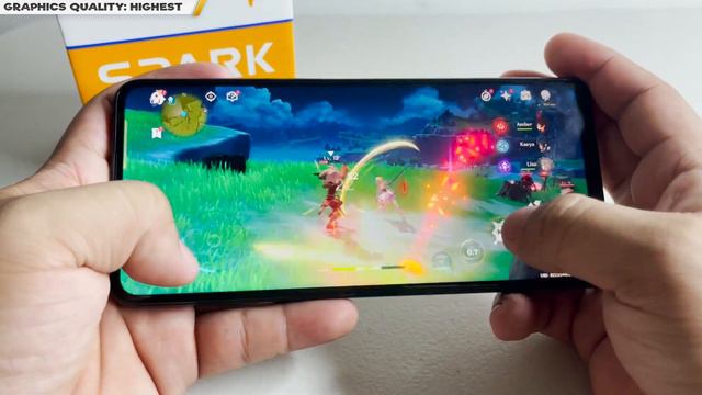 GENSHIN IMPACT Game Test on TECNO SPARK 20 PRO (8/256) 120Hz | PLAYABLE @ MAX SETTING? 120FPS? смотреть онлайн
