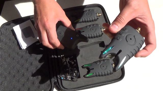 Электронные сигнализаторы с пейджером «JY-57» для Карпфишинга | Signalizatoru komplekts ar peidžeru смотреть онлайн
