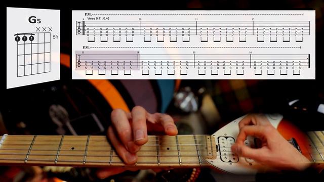The Middle Guitar Lesson | Jimmy Eat World (Player View with TAB) смотреть онлайн