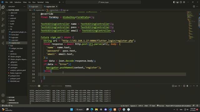 Ep.2 Flutter Login ด้วย php และ MySQL (ระบบสมัครสมาชิก) смотреть онлайн