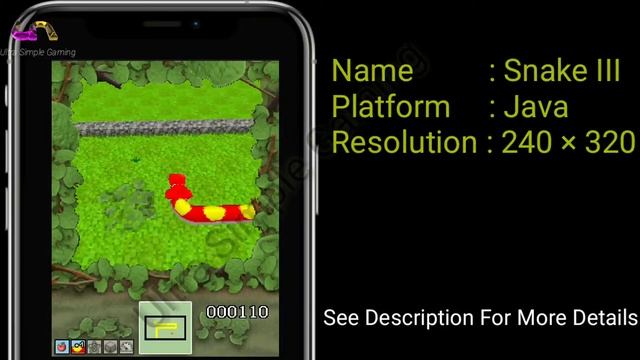 Snake III | Nokia Java game | Snake III 3D | Ultra Simple Gaming смотреть онлайн