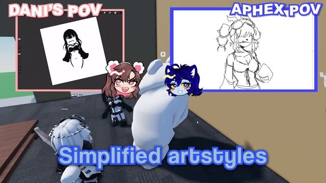 DRAWING PEOPLE IN ROBLOX W/ VOICECHAT смотреть онлайн