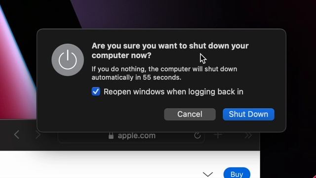 How To Shutdown MacBook Air
