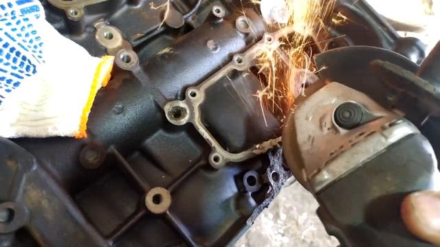 Сварка чугунного блока. Сварка чугуна.