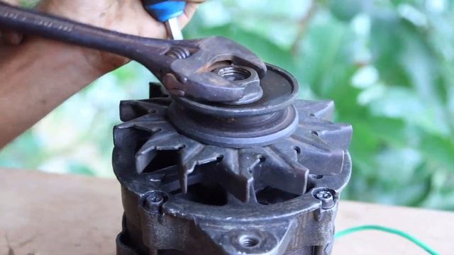 I Make 8000W POWERFUL 220V Electric Generator At Home From Car Dynamo And AC Alternator