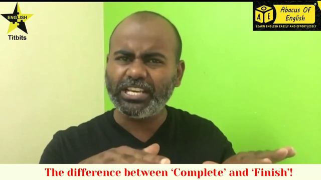 👉 'Complete' versus 'Finish' difference. смотреть онлайн