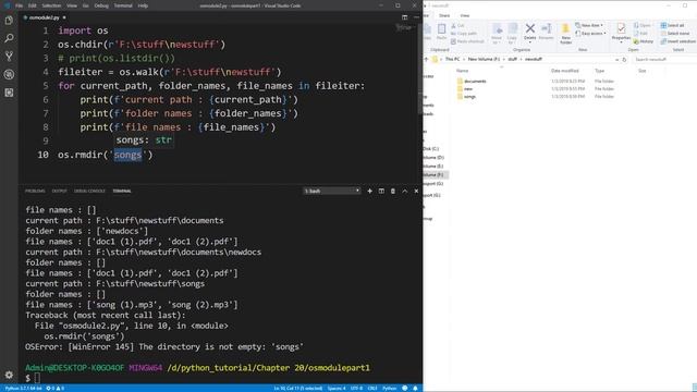 OS module(2) and shutil module python (hindi) смотреть онлайн