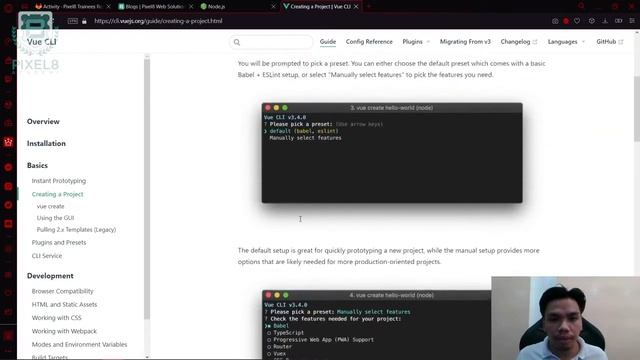 How to setup your device for VUEJS development : Training Part 3 смотреть онлайн