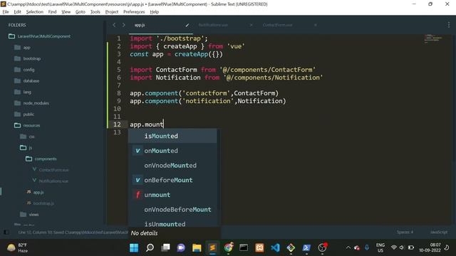 Laravel 9 Vue 3 Multi-Component | Vue 3 Multi-Component | Laravel 9 Vue 3 [HINDI] смотреть онлайн