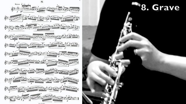 J.S. Bach/Delécluse: Quinze Etudes for Clarinet смотреть онлайн