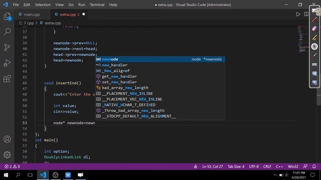 Insertion in Doubly Linked List | Insert a node in a Doubly Linked List. смотреть онлайн