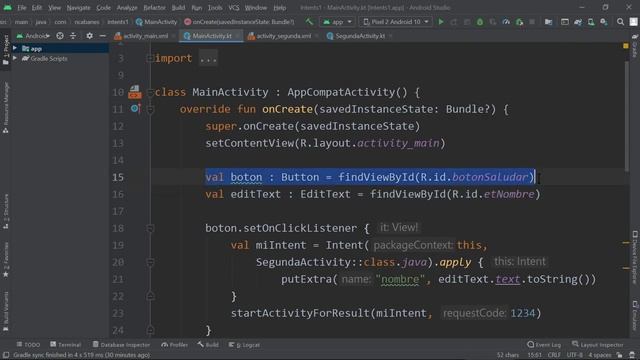 Intro a Android + Kotlin 026 - Intents 3: Recibir información смотреть онлайн
