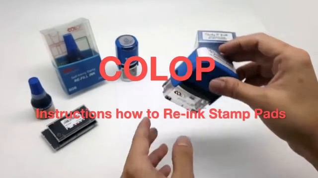 How To: Re Ink COLOP Self Inking Stamp (Refill Ink & Ink Pad) смотреть онлайн