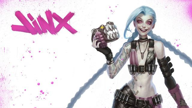 JinX Crazy Girl League of Legend Wallpaper full HD Free Download смотреть онлайн