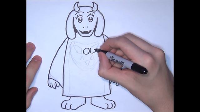 How To Draw Toriel From Undertale ✎ YouCanDrawIt ツ 1080p HD