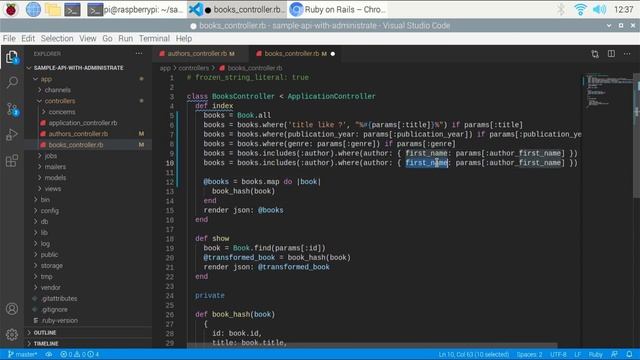 Budowa API z wyszukiwaniem fonetycznym oraz panelem administracyjnym krok po kroku w Ruby on Rails смотреть онлайн
