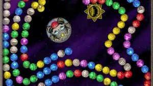 Zuma Deluxe - Level 13-1 - Space (Last Level)