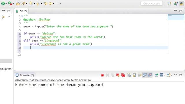 Python For Beginners - The IF & Else Statement - Lesson 10 смотреть онлайн