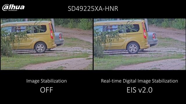 New EIS v2.0 Stabilization in SD49225XA-HNR PTZ смотреть онлайн