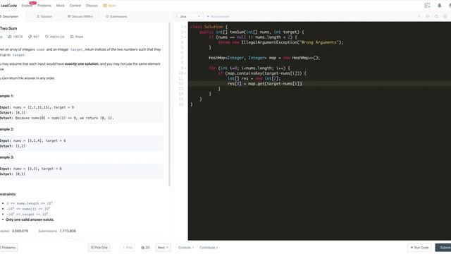 LeetCode 1: Two Sum | Popular Interview Question | Java | Easy | Optimal Time & Space Complexity смотреть онлайн