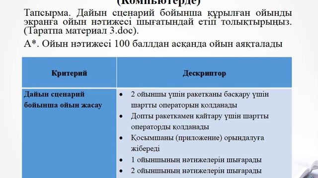 Информатика 9 сынып 5 бөлім Шартты программалау смотреть онлайн