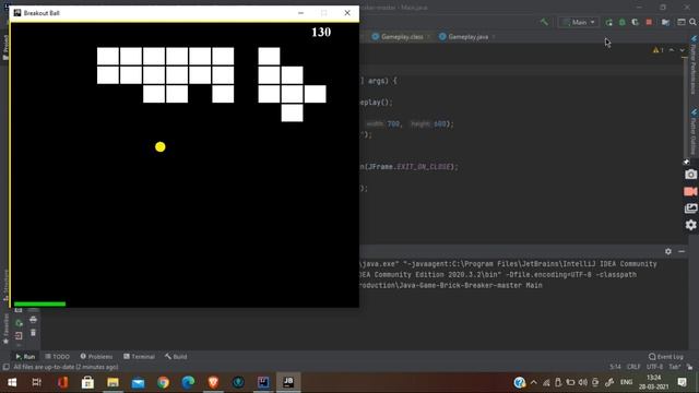 simple brick breaker game using java #rowdyhacks2021 смотреть онлайн