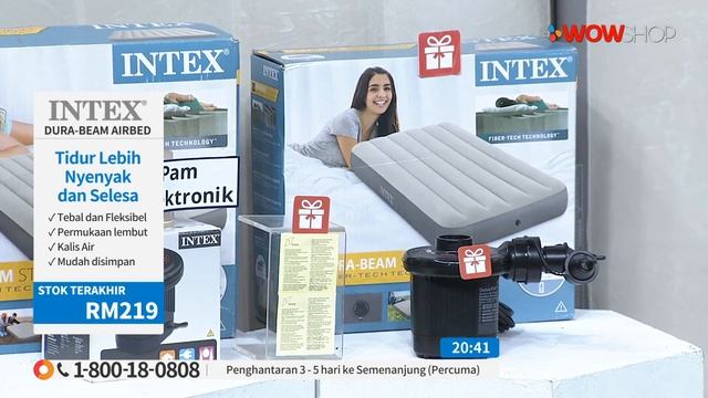 INTEX DURA BEAM AIRBED S24 / TV9 / P4999 смотреть онлайн