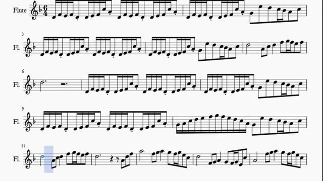 Flute Sheet Music: How to play Heartache by Toby Fox смотреть онлайн