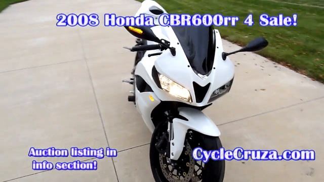 For Sale 2008 Honda CBR600rr Pearl White смотреть онлайн