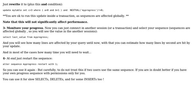 Databases: Estimate end time for a long update (2 Solutions!!) смотреть онлайн