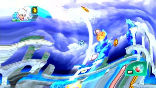 Bakugan Battle Brawlers Shun vs Marucho vs Julie vs Runo