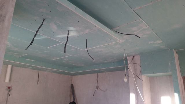 МОНТАЖ ДВУХУРОВНЕВОГО ПОТОЛКА ИЗ ГИПСОКАРТОНА. НИШИ ДЛЯ ДИОДНОЙ ЛЕНТЫ смотреть онлайн
